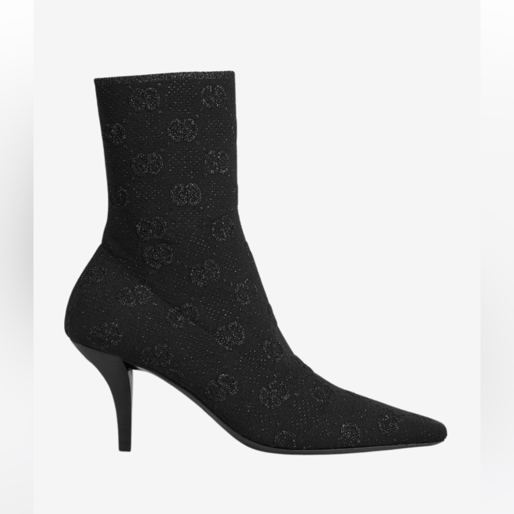 GG Knit Ankle Boots